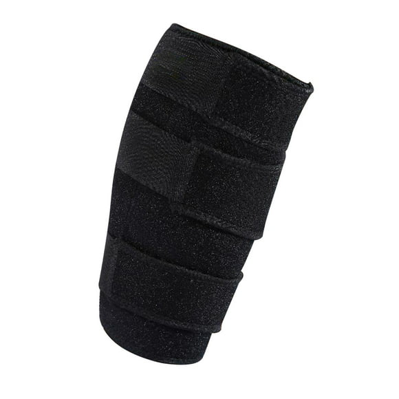 Calf Sleeve Support, Universal Size Shin Splint Sleeve, Three Locking Straps for Fastening Universal for Both Left and Right Leg Adjustable Compression for Muscle Strains Sprains
