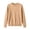Coffee, variant on Sweaters for Women Crew Neck Long Sleeve Pullover Tops Warm Lightweight Winter Knitted Solid Color Sweater Pink XL