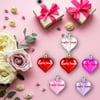 MIARHB Love Pendant 25Pcs Valentine'S Day Decoration Heart-Shaped Jewelry Romantic Gift You Valentine Decorations Love Ornament