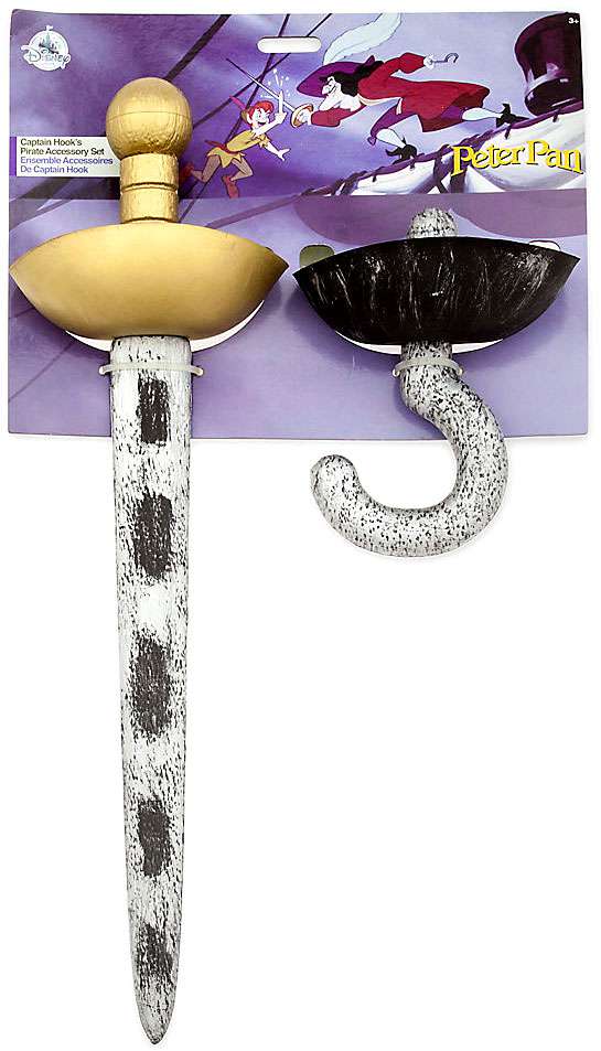 Disney Peter Pan Captain Hook S Pirate Accessory Set Walmart Com