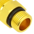 thumbnail image 2 of DNA Motoring FT-4908-004-GD Aluminum AN8 8AN AN-8 M18*1.5 Oil/Fuel Line Hose/Gauge Male/Female Fitting Connector Gold, 2 of 3
