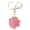 Pink, variant on Rose Shaped Keychain Beautiful Flower Pendant Key Rings Cute Backpack Hanging Decoration for Birthdays Graduations Anniversaries Pink Elegant Crystal Rhinestone Accessory