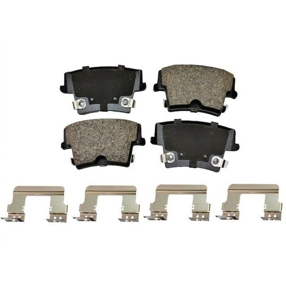 Rear Brake Pad Set - Compatible with 2006 - 2021 Dodge Charger 2007 2008 2009 2010 2011 2012 2013 2014 2015 2016 2017 2018 2019 2020