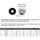 thumbnail image 2 of Arandela de EPDM, acero inoxidable revestido de EPDM adherido con arandela, juego de arandelas, para tornillos, M6,3×16,50 uds. Vhermosa BST3081773, 2 of 5