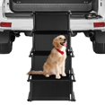 thumbnail image 4 of Lona Car Ramp for Dogs SUV Dog Ramp Dog Steps Non-Slip Dog Stairs Dog Truck Ramp Pet Steps Foldable for Medium & Large Dogs Car Accessories amicably, 4 of 9