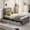 Gray, variant on 2 Drawer Twin Platform Storage Bed In , Crafted With Solid Wood And For A Tranquil Bedroom Size Drawers Wheels, Construction From