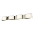 thumbnail image 1 of Alico Pandora LED 4 Light Vanity Light in Satin Nickel and Opal Glass, 1 of 10