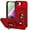 Red, variant on Dteck Case with Tempered Glass Screen Protector for iPhone 16e ,Shockproof TPU+PC with Slide Camera Cover Built-in 360° Rotate Ring Kickstand Magnetic Shockproof Back Cover,Purple