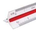 thumbnail image 4 of Triangular Measure Scale Ruler 1:20, 1:25, 1:50, 1:75, 1:100, 1:125 2 in 1 Set, 4 of 4