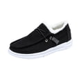 thumbnail image 2 of Willtoo Winter Flat Shoes Womens Round Toe Thick Sole Casual Loafers Warm Plush Lined Fuzzy Slip On Platform Shoes Non Slip Comfortable Walking Shoes, 2 of 4