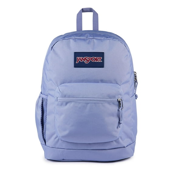 JanSport Cross Town Plus Backpack with Large Main Compartment, Side Water Bottle Pocket, 15-Inch Padded Laptop Sleeve, Lavender Ash