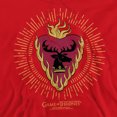 thumbnail image 2 of Game of Thrones Stannis Baratheon Burst Sigils Unisex Adult Pull-Over Hoodie,Red, 2X-Large, 2 of 5