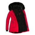 thumbnail image 1 of Veste Légère Patchwork pour Femmes Manteau Décontracté à Manches Longues Poches Symétriques Cardigan Manteau à Simple Boutonnage Capuche Manteau Confortable, 1 of 6