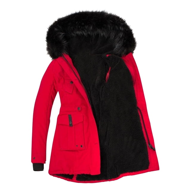 Women Solid Color Coat Button Down Overcoat Long Sleeve Cardigan Windproof Outer Coat Fluffy Jacket Warm Winter Overcoat