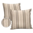 thumbnail image 2 of Outdoor Throw Pillow Cover Ethnic Tribal Geometric Line Stripe Art Waterproof Cushion Covers 2 Pack Retro Abstract Flower Wooden Pillow Cases Home Decoration for Patio Garden Couch Sofa, 2 of 7