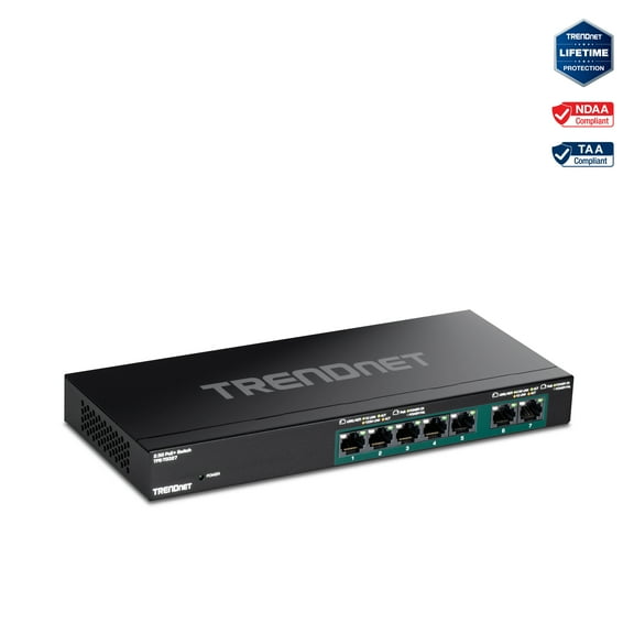 TRENDnet TPE-TG327, 7-Port Multi-Gig PoE  Switch