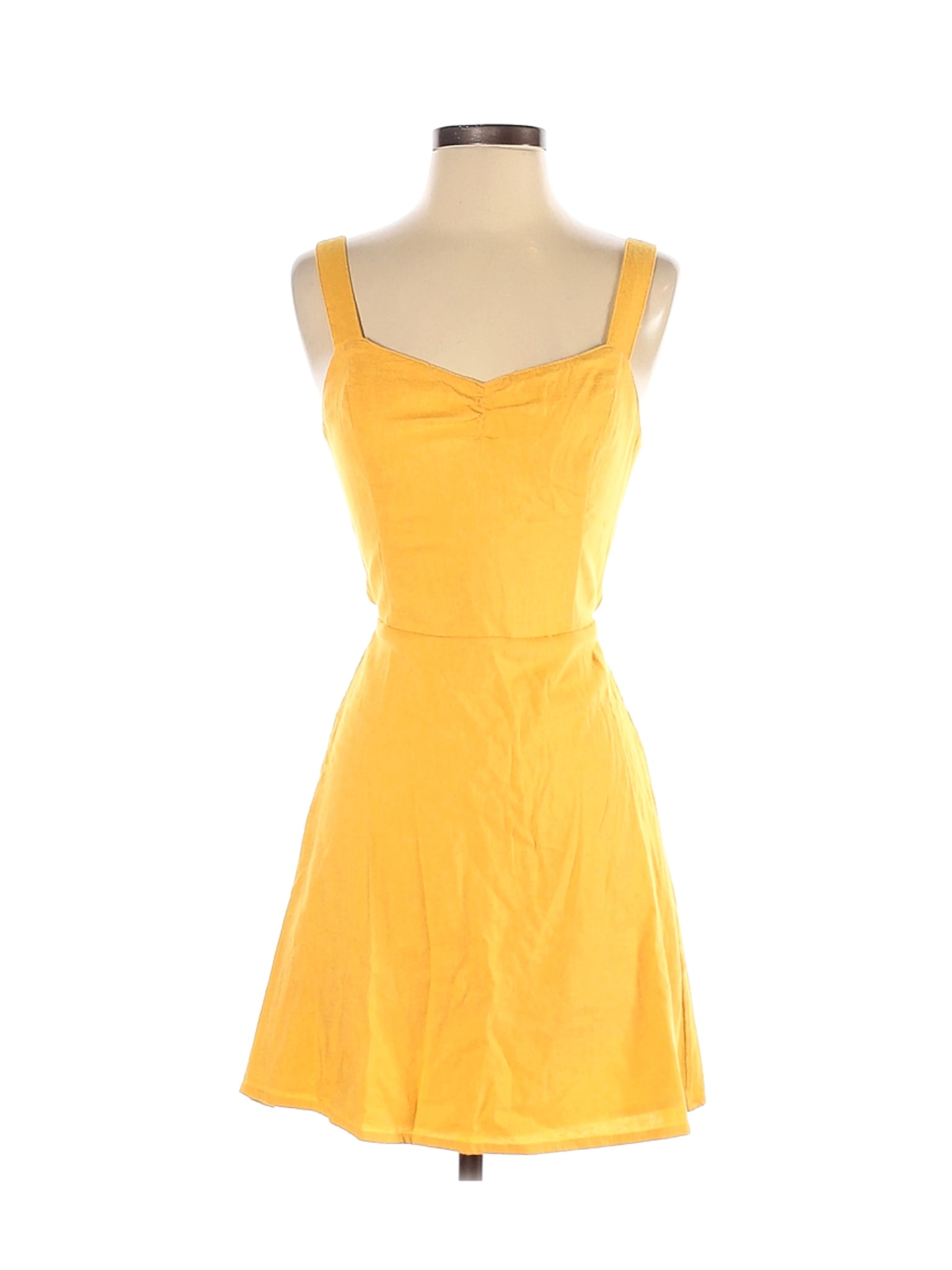 hollister yellow dress