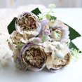 thumbnail image 1 of ramos de flores artificiales, hortensias, peonías, bayas, combinación, decoración para bodas y el hogar, flores falsas, 1 of 5