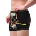 thumbnail image 3 of Wukai Glitch Screaming Skull Print Men’s Underwear Breathable Boxer Briefs,&nbsp;Moisture Wicking & Breathable-Medium, 3 of 7