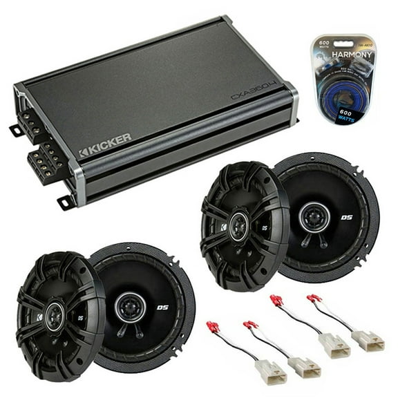 Fits Toyota Matrix 2003-2004 Factory Speaker Upgrade Kicker (2) DSC65 & CXA360.4