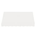 thumbnail image 2 of Awntech 6.38 Ft Dallas Retro Straight Slope Fixed Awning with Anodized Arms (76.5in x 18in x 36in), White, 2 of 5