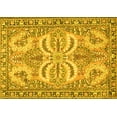 thumbnail image 1 of Ahgly Company Indoor Rectangle Persian Yellow Traditional Area Rugs, 4' x 6', 1 of 4