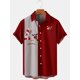 thumbnail image 1 of Camisas con gráfico navideño de Papá Noel para hombre, camisetas hawaianas Harajuku, Camiseta corta con estampado, ropa de gran tamaño para vacaciones a la moda, 2024, 1 of 4