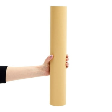 Kraft Paper Roll 17.5" x 100 Feet (1200 In), Plain Brown Shipping Paper for Gift Wrapping, Packing, DIY Crafts, Bulletin Board Easel