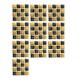 thumbnail image 3 of 10 pegatinas de mosaico autoadhesivas cuadradas 3D para decoración de cocina y baño, 3 of 15
