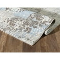 thumbnail image 6 of Abani Urbana 5'3"W x 7'6"D URB130A Bohemian Distressed Silver/Light Blue Rug, 6 of 7