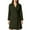 Green, variant on Women's 2025 Mid-Length Wool Blend Coat, Classic Trench Style Fall and Winter Overcoat, Knee-Length Warm Double-Breasted Jacket,Soft Lined Elegant Outerwear for Women,Timeless Casual Long Coat A S