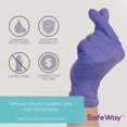 thumbnail image 4 of Guantes de nitrilo SAFEWAY talla mediana 2000 unidades, sin polvo y sin látex, 4 of 6