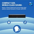 thumbnail image 5 of Barra de sonido para aclarar diálogos ZVOX con tecnología auditiva patentada - AccuVoice TV Soundbar AV157 Titanium - Doce niveles de refuerzo de voz - Altavoces de audio para cine en casa, 5 of 5