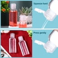 thumbnail image 3 of Botellas vacías de plástico Zhehao, 200 unidades, 60 ml con tapa abatible, 2 onzas, 3 of 6