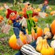 thumbnail image 4 of Decoración de espantapájaros de Halloween Foohvr Cosecha de otoño pequeña 4 piezas, 4 of 4