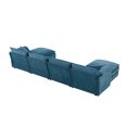 thumbnail image 6 of Modern U Shape Modular Sectional Sofa Couch With Movable Ottomans and Pillows for Living Room Apartment Office, 6 of 12