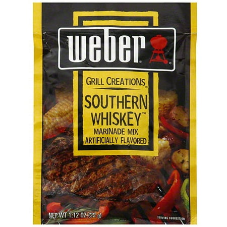 Weber Southern Whiskey Marinade Mix, 1.12 oz (Pack of