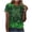 Multicolor8, variant on biudgviw Women Plus Size St Patricks Day Shirt Print Graphic Short Sleeve Tops Fashion Casual Crewneck Oversized T-Shirt