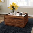 Sauder Manhattan Gate ® Modern Square Coffee Table in Blaze Acacia