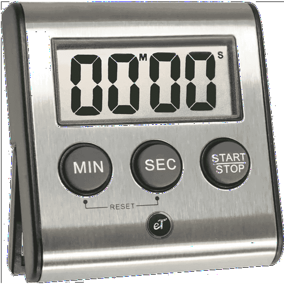 Etradewinds Elegant Stainless Steel Model eT-23 Digital Kitchen Timer