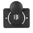 thumbnail image 4 of 3.1A USB , Dual USB  -25 Degrees Celsius -80 Degrees Celsius  Black DC12V/24V USB Port Power   For Ships Yachts, RVs, Buses, 4 of 8