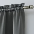 thumbnail image 3 of Mainstays Solid Blackout Curtain Panel Pair, Set of 2, Charcoal Gray, 30”W x 63”L, 3 of 5