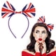 thumbnail image 1 of EeaseMX diademas con lazo y bandera de Inglaterra para el pelo, accesorios para el cabello para mujeres y niñas., 1 of 7