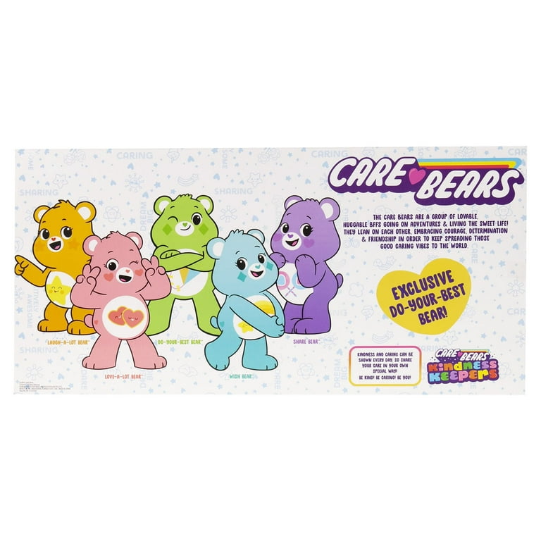 Care Bears 9 Bean Plush - Special Collector Set - Exclusive Do-Your-Best Bear Included!