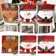 thumbnail image 2 of Red Short Plush Xmas Hat Chair Cover Soft Comfortable Seats Cover Xmas Decor for Chair Stool Armchair, 2 of 5