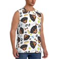 thumbnail image 2 of Kdxio Rottweiler for Men's Muscle T-shirt,Sleeveless for Workout Running Athletic Gym Lounge Casual, 2 of 7