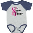 thumbnail image 3 of Inktastic Breast Cancer Awareness I Support My Grammy with Pink Ribbon Boys or Girls Baby Bodysuit, 3 of 5
