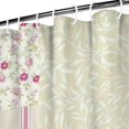 thumbnail image 3 of Pioneer Flower Floral Print Pattern Shower Curtain 72"x84" ,Bathroom Decorative Shower Curtains Set with 12 Hooks,Modern Waterproof Washable Shower Curtain, 3 of 6