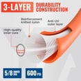 thumbnail image 3 of Garden Hose 5/8 in x 30 ft, Heavy Duty Garden Water Hose, Burst 600 PSI, Lightweight, Super Flexible Water Hose, 3 of 8