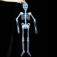 thumbnail image 4 of One opening Halloween Luminescent Skeleton Decors Full Body Faux Human Skeleton, 4 of 8